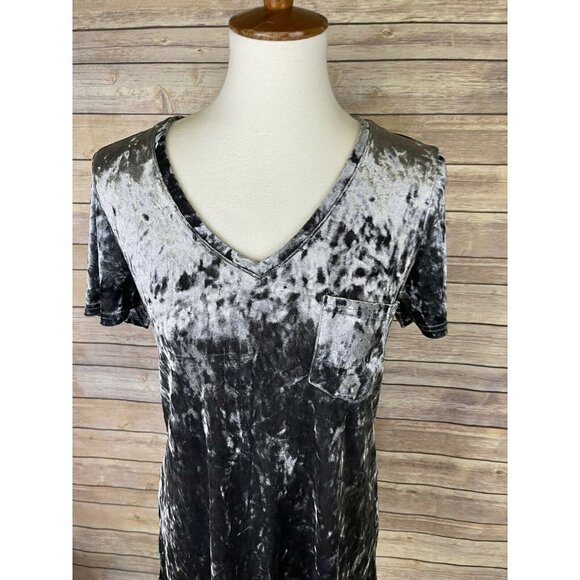 Spring + Mercer Women’s Small Crushed Velvet Top - Picture 2 of 10